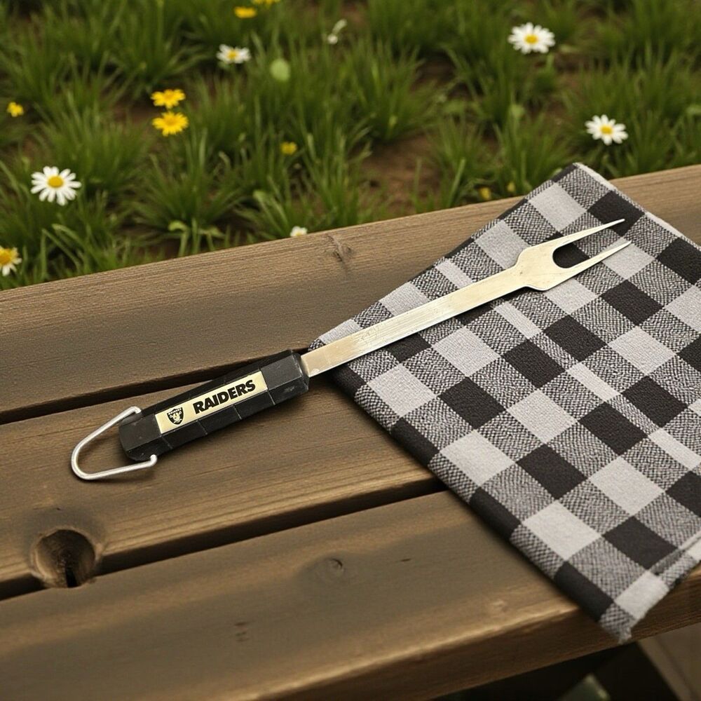 NFL Oakland Raiders Barbeque Fork Football
